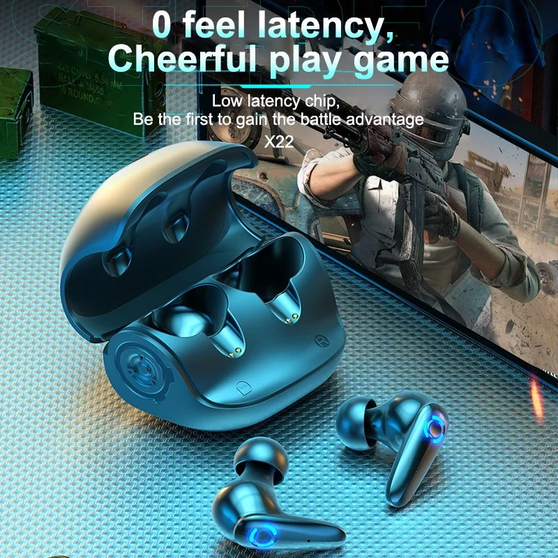 Low Price Bluetooth 5.2 Low Latency Game Waterproof Stereo Tws Wireless Gaming Headset